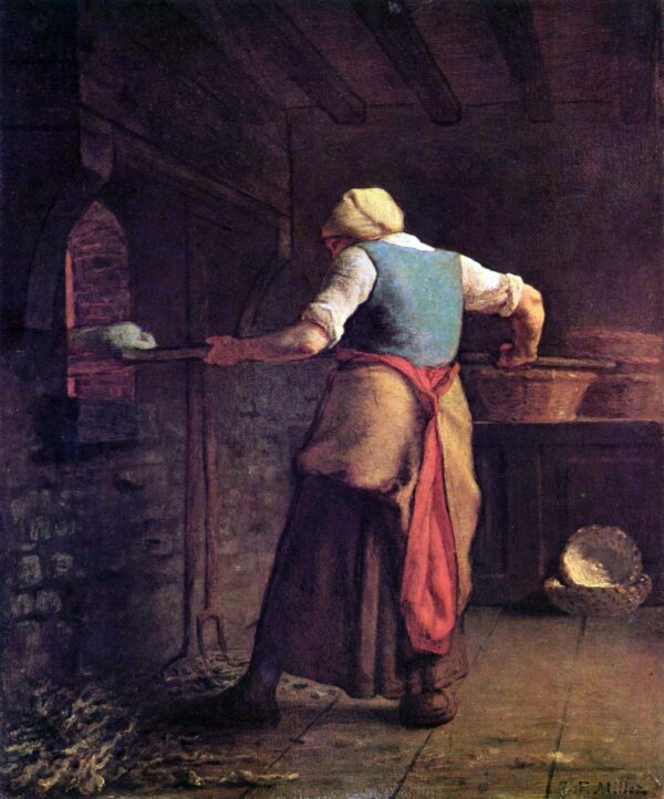 Campesina metiendo su pan en el horno – Jean-François Millet Jean-François Millet 2024-11-21