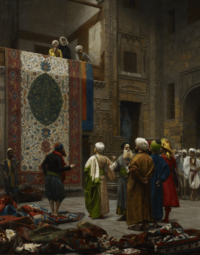 Vendedor de alfombras en El Cairo – Jean-Léon Gérôme Jean-Léon Gérôme 2024-09-19