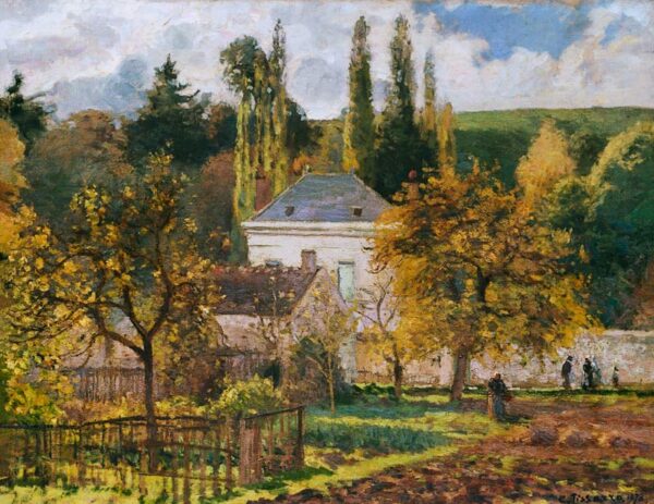 Casa de los ciudadanos en l’Hermitage, Pontoise – Camille Pissarro Camille Pissarro 2024-11-21