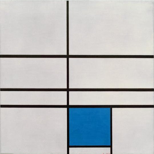 Composición con el azul 1935 – Mondrian Piet Mondrian 2024-11-21