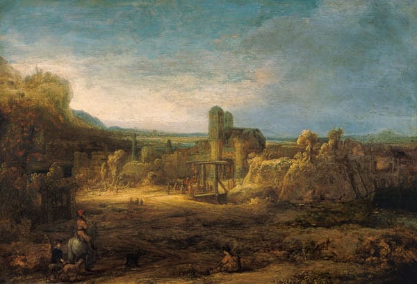 Paisaje con puente levadizo – Rembrandt van Rijn Rembrandt van Rijn 2024-09-19