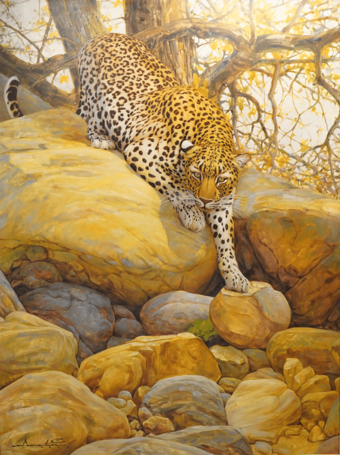 Leopardo en caza – Somchai – 250 x 180 cm La Galería de Arte Master Apollon 2024-09-19