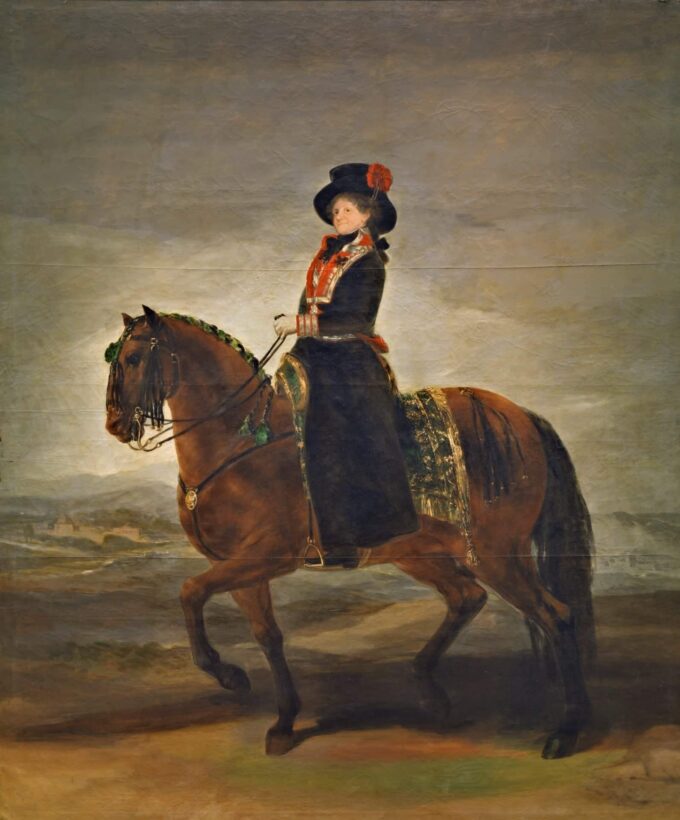 La reina María Luisa a caballo – Francisco de Goya Francisco de Goya 2024-09-20