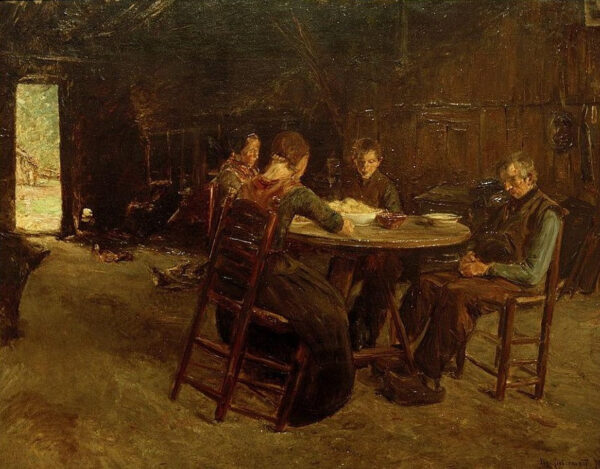 Frisones campesinos con la oración de mesa – Max Liebermann Max Liebermann 2024-12-26