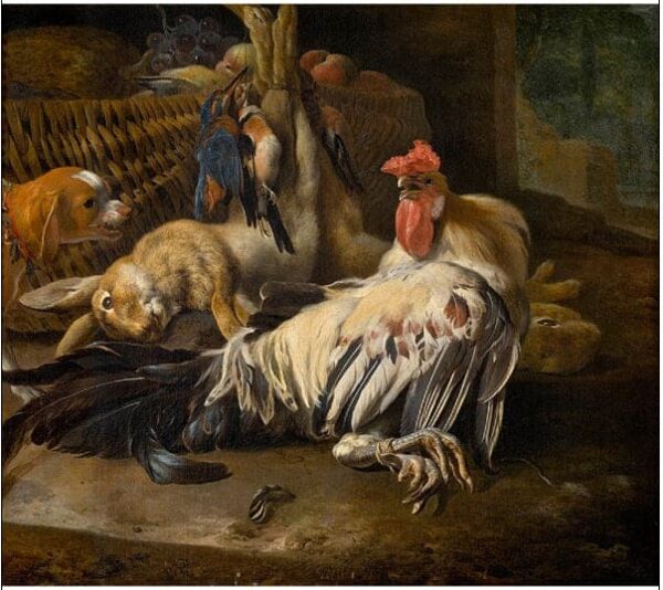 Bodegón con gallo – Melchior d’Hondecoeter Melchior d'Hondecoeter 2025-01-02