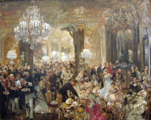 La cena en el baile – Adolph von Menzel Adolph von Menzel 2024-11-21