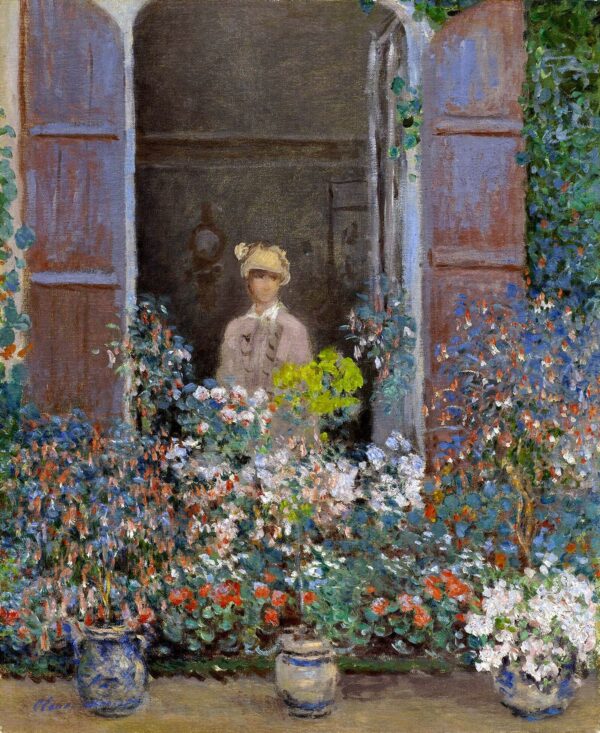 Camille Monet en su ventana, Argenteuil – Claude Monet Claude Monet 2024-11-21