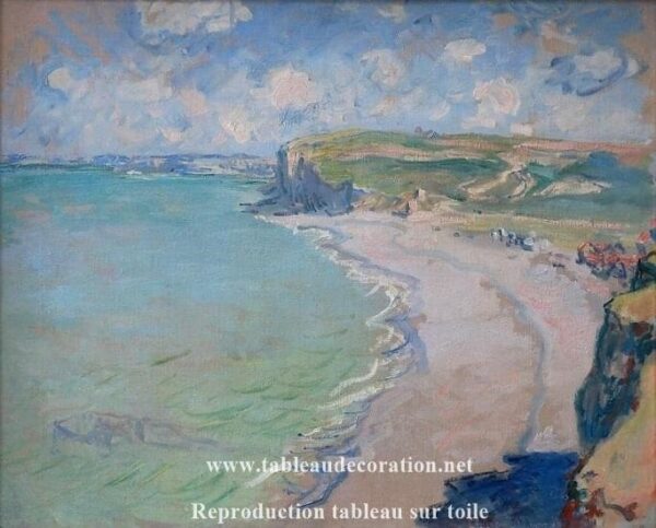 La playa en Pourville, atardecer – Cuadro de Monet Claude Monet 2024-11-21