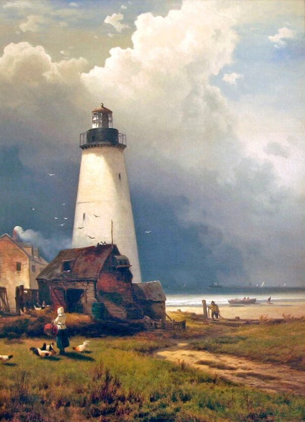 Faro de Sandy Hook – Edward Moran Edward Moran 2024-12-21