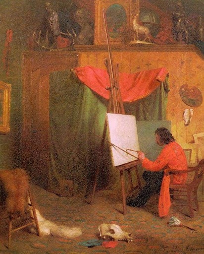 Autorretrato en el estudio, 1860 – William Holbrook Beard William Holbrook Beard 2024-12-22