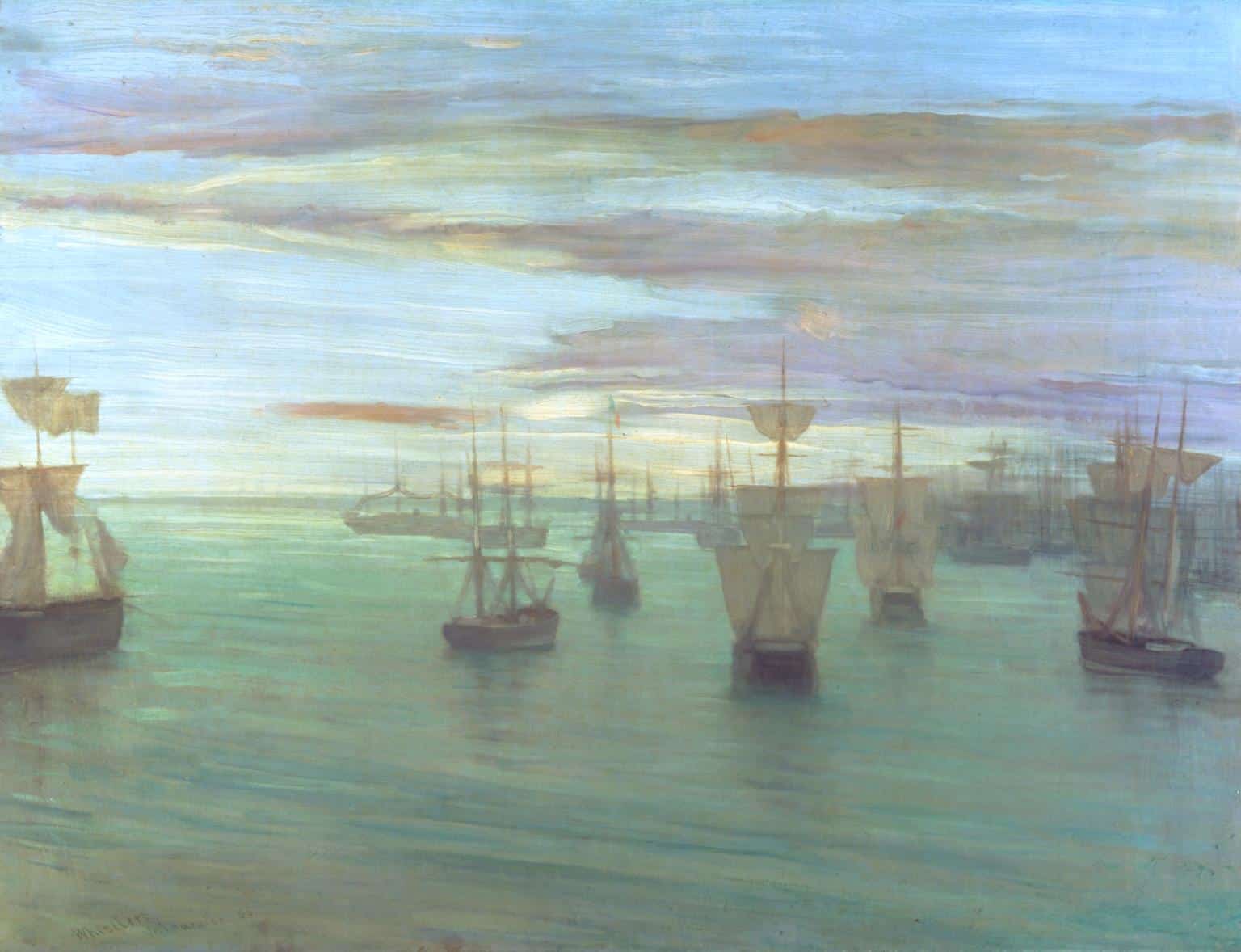 Crepúsculo en color carne y verde: Valparaíso – James Abbott McNeill Whistler James Abbott McNeill Whistler 2024-09-20 2