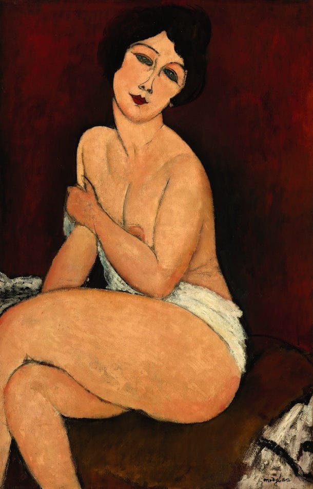 Nu sentado en un sofá – Amedeo Modigliani Amedeo Modigliani 2024-09-19 2