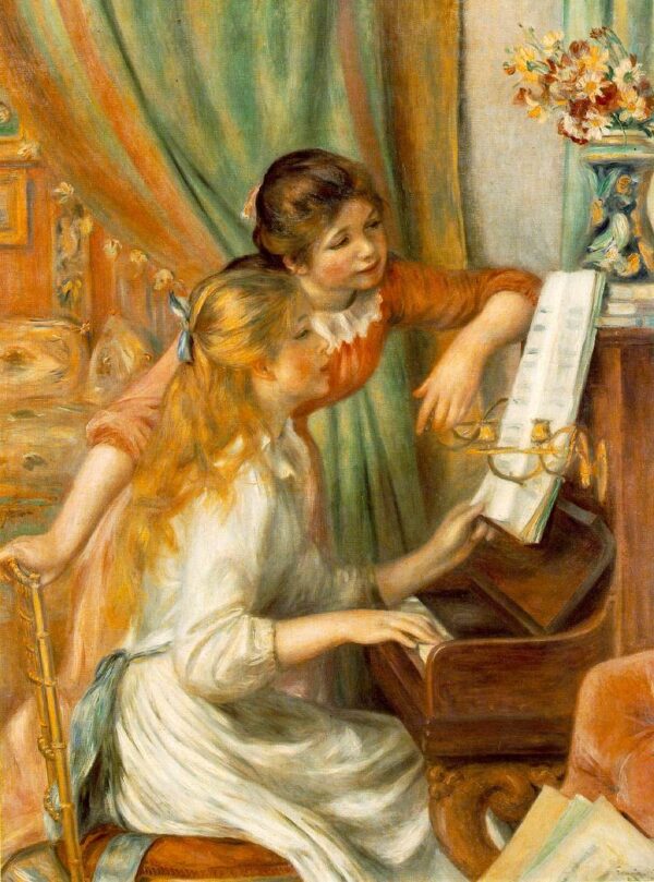 Chicas jóvenes al piano 1892 – Pierre-Auguste Renoir Pierre-Auguste Renoir 2024-11-21