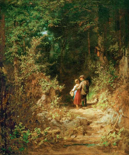 Amantes en un bosque, alrededor de 1860 – Carl Spitzweg Carl Spitzweg 2024-09-20 2