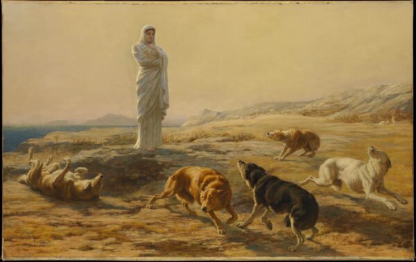 Pallas Atenea y los perros del pastor – Briton Rivière Briton Rivière 2024-11-20