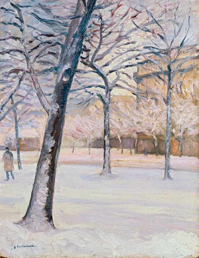 Parque bajo la nieve, c.1888 – Caillebotte Gustave Caillebotte 2024-09-20