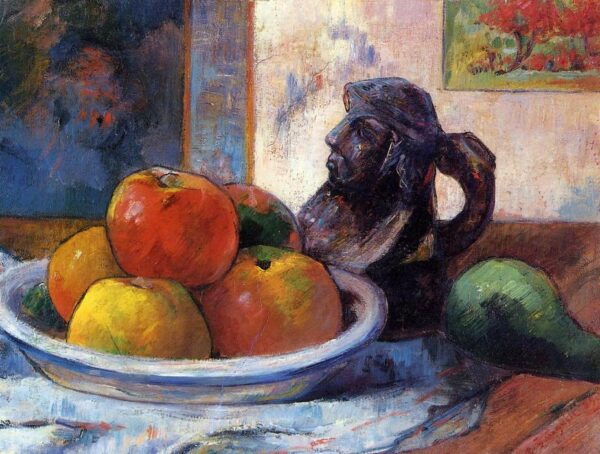 Bodegón con manzanas, una pera y una jarra – Paul Gauguin Paul Gauguin 2024-11-21