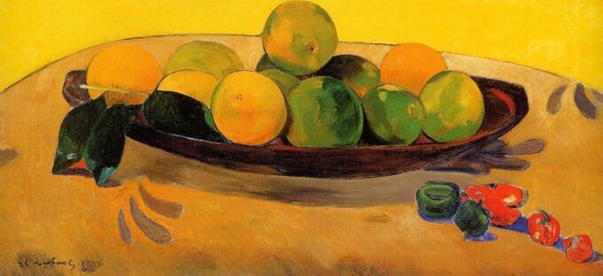 Frutas y pimientos exóticos en un plato – Paul Gauguin Paul Gauguin 2024-09-20