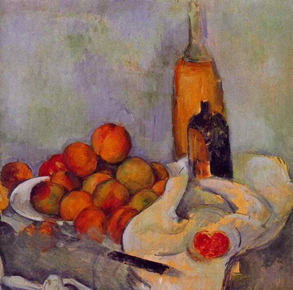 Botellas y duraznos – Paul Cézanne Paul Cézanne 2024-11-21