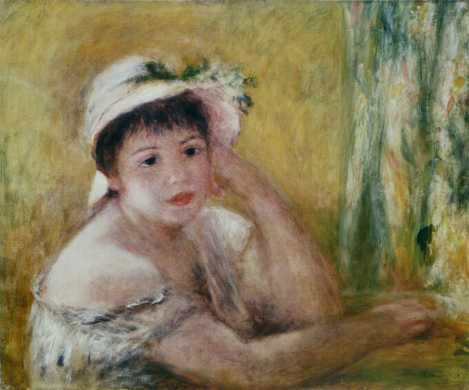 Mujer con sombrero de paja – Pierre-Auguste Renoir Pierre-Auguste Renoir 2024-09-20