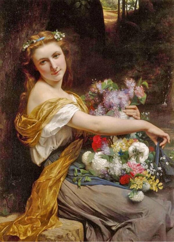 Chica con flores – Pierre Auguste Cot Pierre-Auguste Cot 2024-11-21