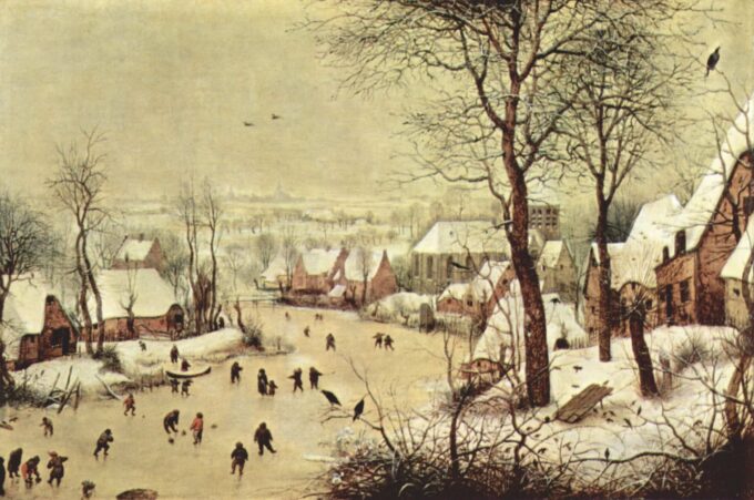 Paisaje de invierno con patinadores y trampa para pájaros – Pieter Brueghel el Viejo Pieter Brueghel el Viejo 2024-09-20