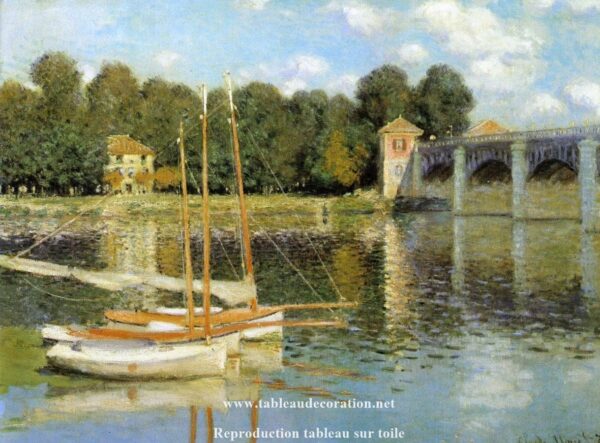 El Puente de Argenteuil – Cuadro de Claude Monet con barco Claude Monet 2024-11-21