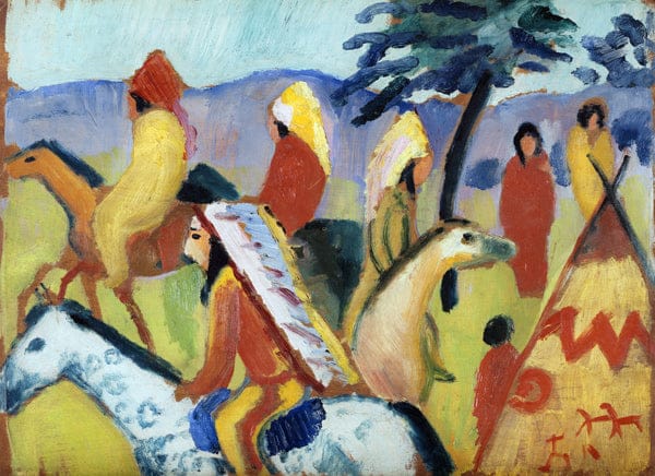 Indios a caballo – August Macke August Macke 2024-09-20 2