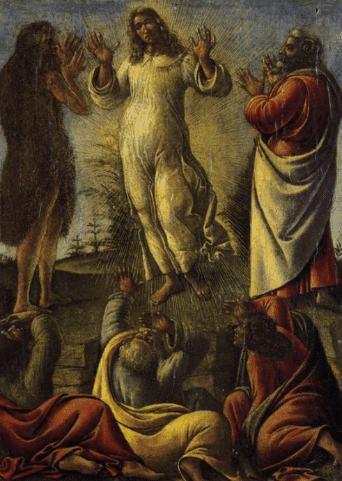 Tríptico representando la Transfiguración, Jesús apareciendo a sus discípulos con los Santos Jerónimo y Agustín – Sandro Botticelli Sandro Botticelli 2024-11-21