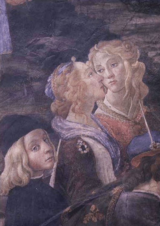 La purificación del leproso y la tentación de Cristo, en la Capilla Sixtina: detalle de dos mujeres – Sandro Botticelli Sandro Botticelli 2024-11-21