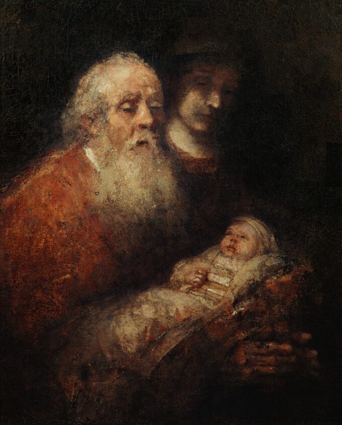 Simón con el pequeño Jesús – Rembrandt van Rijn Rembrandt van Rijn 2024-09-20