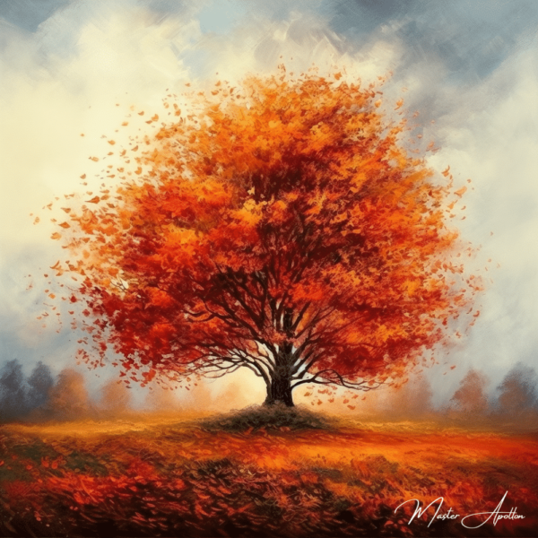 Tabla de inspiración de árbol de otoño Cuadros Contemporáneos Árboles 2024-12-22