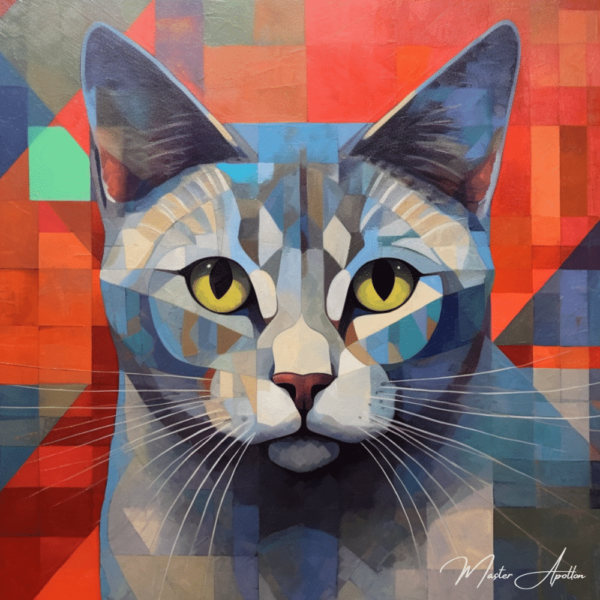 Tabla contemporánea gato Milo Pinturas Contemporáneas 2024-12-22