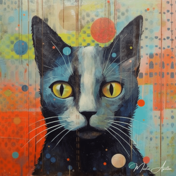 «Mesa contemporánea gato miau» Pinturas Contemporáneas 2024-12-22