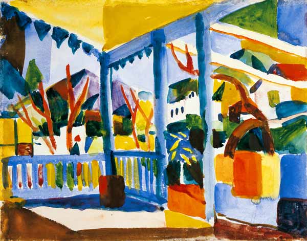 Terraza de la casa de campo en ST – August Macke August Macke 2024-09-20