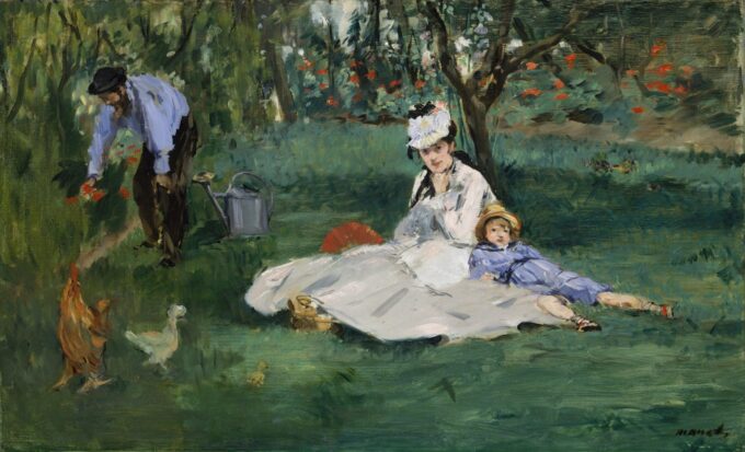 La familia Monet en su jardín de Argenteuil – Edouard Manet Édouard Manet 2024-09-20