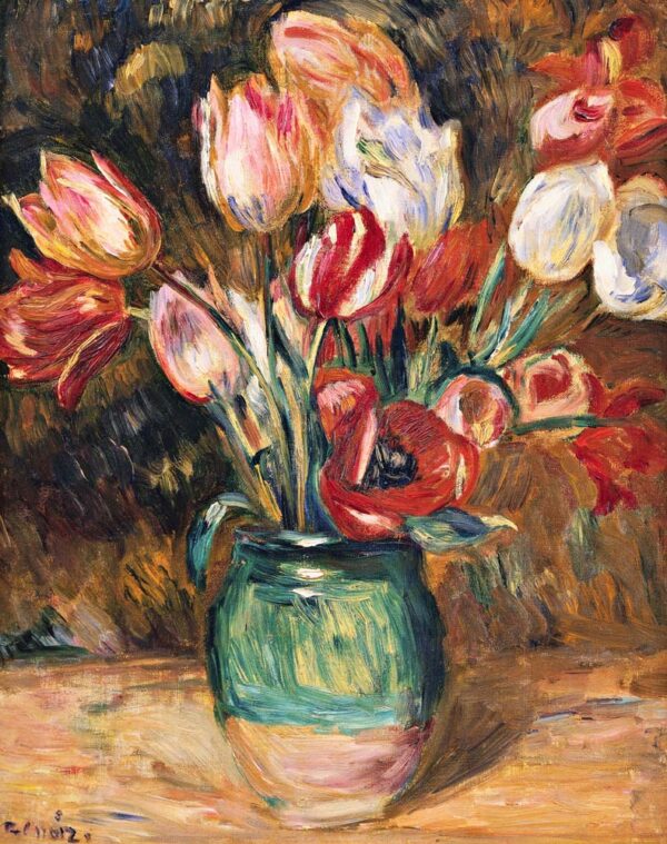 Tulipanes en un jarrón – Pierre-Auguste Renoir Pierre-Auguste Renoir 2024-11-21