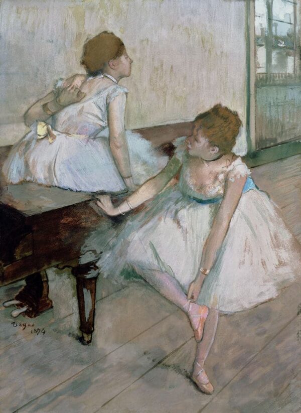 Dos bailarines descansando – Edgar Degas Edgar Degas 2025-01-10