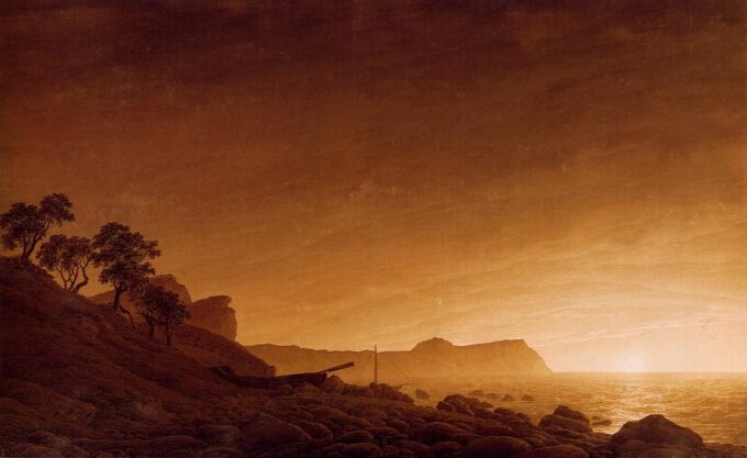 Vista de Arcona en la aparición de la luna – Caspar David Friedrich Caspar David Friedrich 2024-09-20