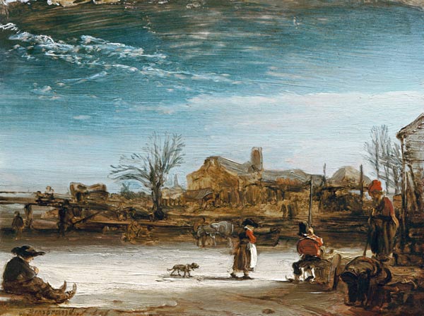 Paisaje de invierno – Rembrandt van Rijn Rembrandt van Rijn 2024-09-19