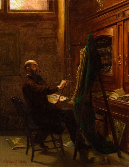 Worthington Whittredge en su estudio de Tenth Street – Emanuel Leutze Emanuel Leutze 2024-12-22