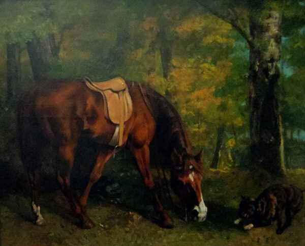 Caballo en el bosque – Gustave Courbet Gustave Courbet 2024-11-21