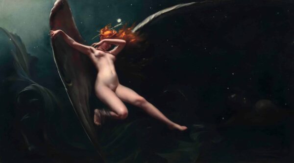 Un hada bajo un cielo estrellado – Luis Ricardo Falero Luis Ricardo Falero 2024-11-21