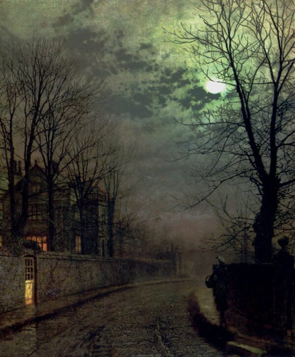 Una callejuela en Headingley, Leeds – John Atkinson Grimshaw John Atkinson Grimshaw 2024-12-20