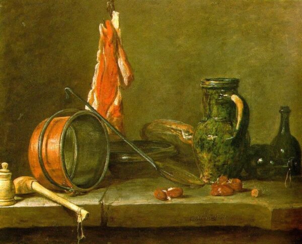 Un régimen adelgazante con utensilios de cocina – Jean Siméon Chardin Jean Siméon Chardin 2024-12-22