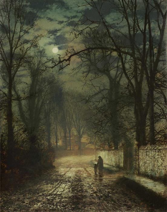 Un camino a la luz de la luna – John Atkinson Grimshaw John Atkinson Grimshaw 2024-12-20