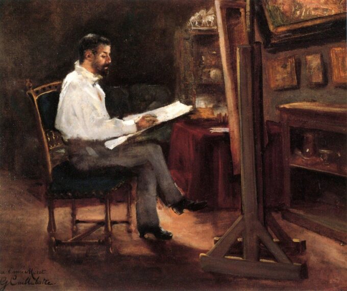 El artista Morot en su taller – Caillebotte Gustave Caillebotte 2024-09-20