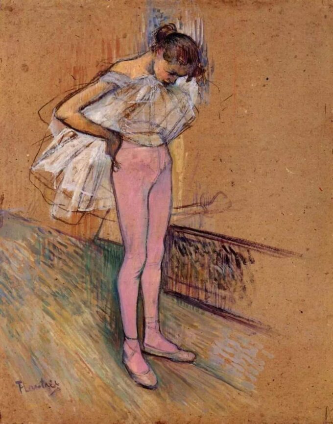 Una bailarina ajustando su justaucorps – Toulouse Lautrec Henri de Toulouse-Lautrec 2024-09-20