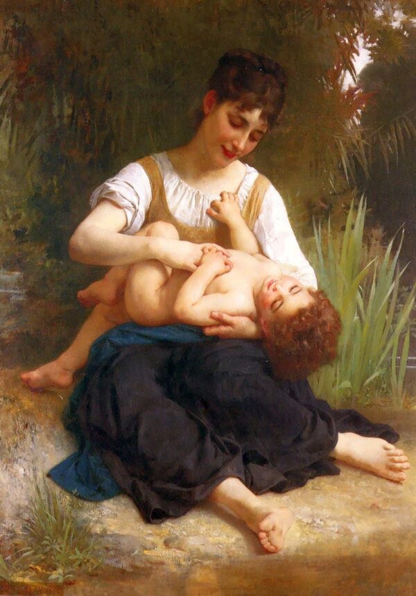 Adolphus Niño y Adolescente – William Bouguereau William Bouguereau 2024-11-21