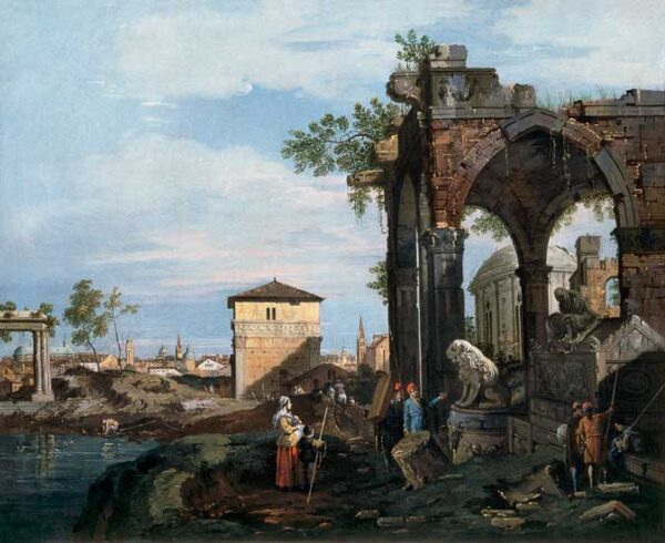 Canaletto, Capricho y ruinas clásicas – Giovanni Antonio Canal Canaletto 2024-11-21